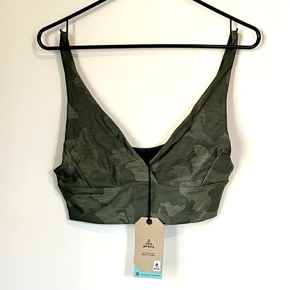 NWT Prana Layna Brami in Sage Camo - Size Small - Picture 2 of 10